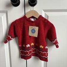 NWT Gymboree Vintage 1998 Holiday Garland Sweater Newborn