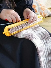 Scarf Knitting Loom Set Sewing Needle Scarves Craft Tool DIY