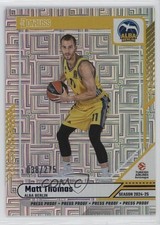2024-25 Panini Donruss EuroLeague Press Proof Purple 38/275 Matt Thomas #59 14mf
