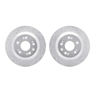 Dynamite Friction Disc Brake Rotor Set for 2005-2012 Acura RL 7002-58026