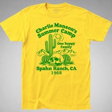 Manson Camp T-Shirt serial spahn ranch charles tate charlie Killer Family sharon