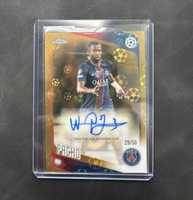 Willian Pacho Chrome UCL 2026 /50 Auto