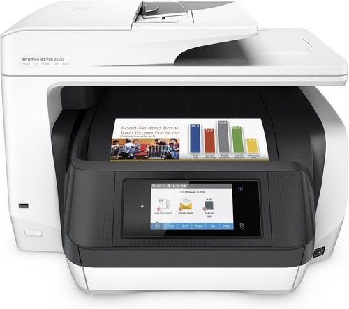 HP OfficeJet Pro 8720 Multifunktionsdrucker Instant Ink, Drucker, Scanner,