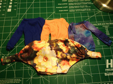 Handmade sweatshirts lot for 1/4 MSD bjd doll
