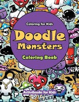 Activibooks For Kids | Doodle Monsters Coloring Book | Taschenbuch | Englisch