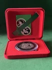 1990 Mickey's Holiday Treasures 1 Troy oz .999  Silver Proof Coin #0186 LimitedE