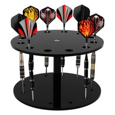 Dart Holder,Acrylic Dart Holder Stand for Desk or Shelf,Holds 12 Steel or Sof...