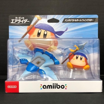 Nintendo Amiibo Kirby Air Rider Bandana Waddle Dee & Wing Star
