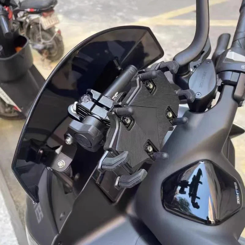 Soporte GPS móvil para Zontes 310M 350M 125M 150M 350D 125D 150D moto Foto 3 de 4