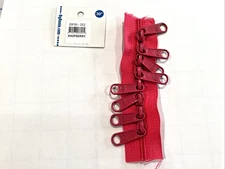 byAnnie Zipper Pulls, Raspberry, set of 8