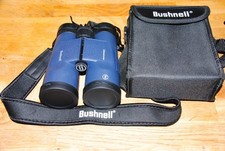Bushnell 10x42 H2O  Waterproof Binoculars  Dark Blue + Case and strap