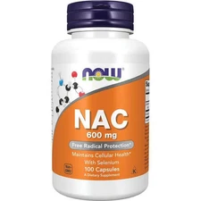 NOW Foods Nac 600 mg 100 Caps