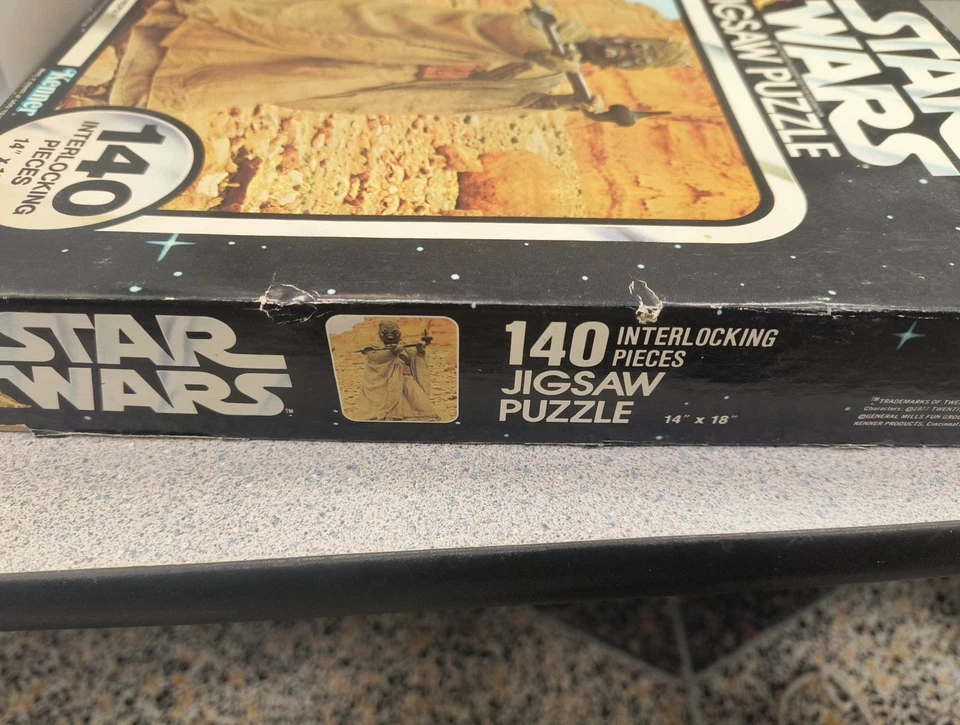 Star wars Kenner Series 3 Vintage Jigsaw Puzzle 140 Pc Sand People FREE SHIPPING - Image 2 of 3