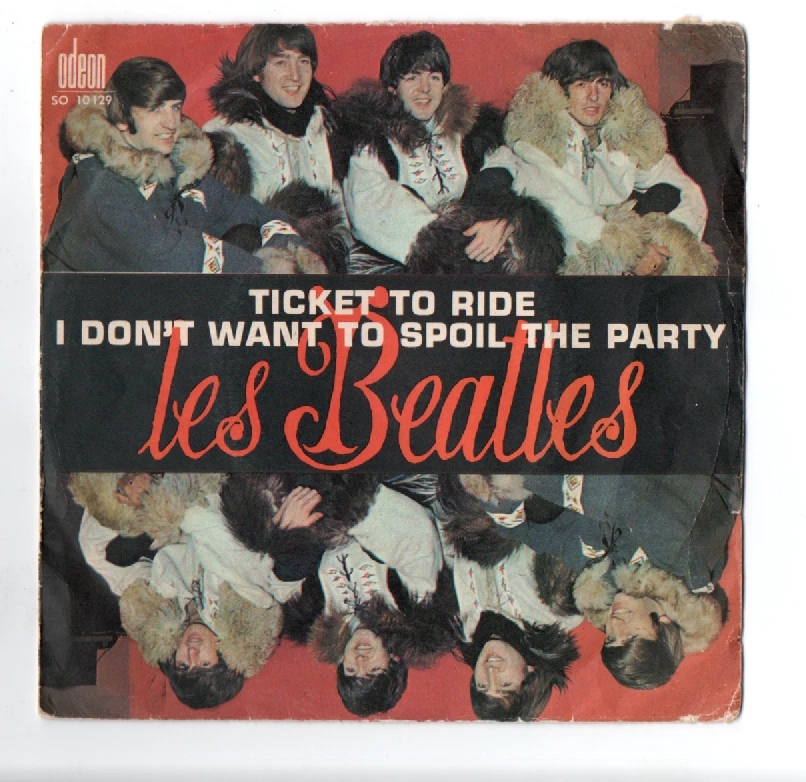 THE BEATLES. SP 45T. 1965.JUKE BOX. ODEON SO 10129 . FRANCE. TICKET TO RIDE - Photo 1/4
