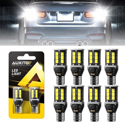 AUXITO LED Back Up Reverse Light 921 912 W16W T15 906 904 White 6500K CANBUS X8