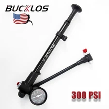300PSI Bicycle Rear Shock/Air Fork Pump Pressure Gauge Aluminum Schrader​ Valve