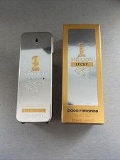 Paco Rabanne 1 Million Lucky Eau de Toilette Spray Bottle 200ml Box EMPTY BOTTLE