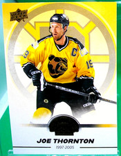 **LIQUIDATION** 2023-24 JOE THORNTON UD BOSTON BRUINS CENTENNIAL HOBBY