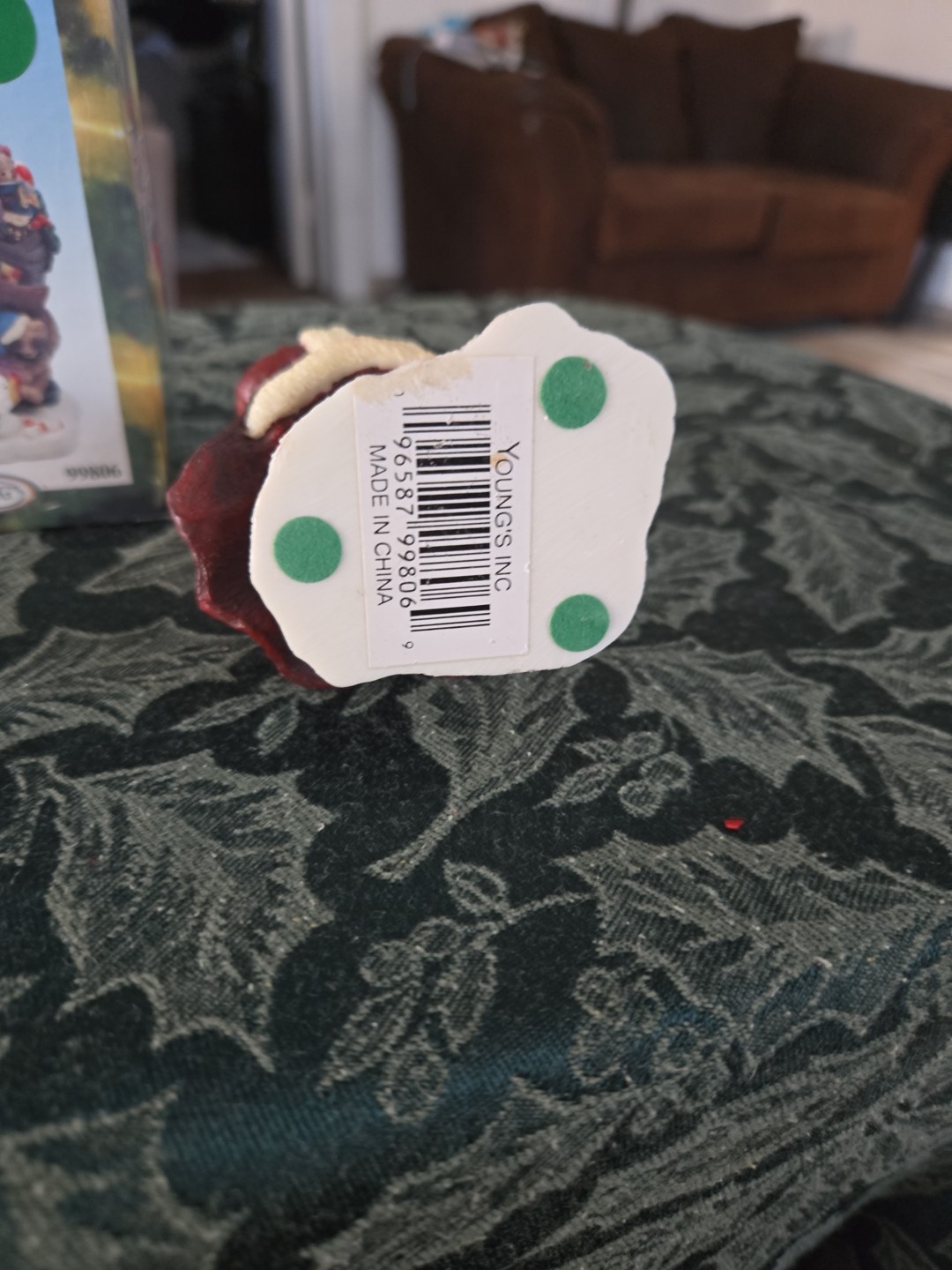 Young’s Inc “The Christmas Collection” Santa with List Figurine w/Box