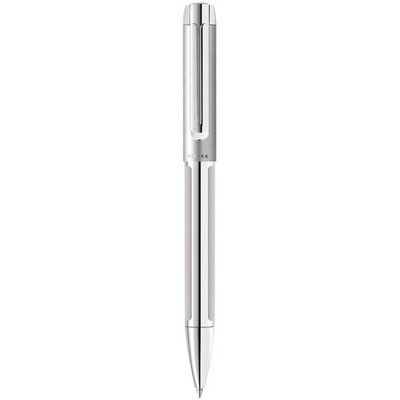 Pelikan Ballpoint Pen Pura K40 Silver Aluminum Chrome Trim 952069