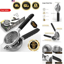 Stainless Steel Lemon Lime Juicer Citrus Press Handheld Kitchen Tool