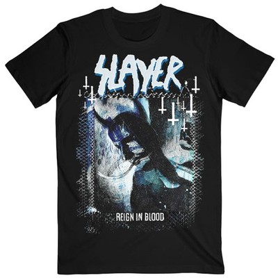 SLAYER - Horned Cool Tone Reign In Blood T-Shirt OFFICIAL MERCHANDISE