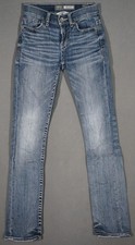 WL09468 *BKE (THE BUCKLE)* ALEC STRAIGHT JEANS YOUTH sz24 REGULAR (msr 24"x29")