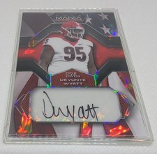 2022 Wild Card Auto #AMA-H32 Devonte Wyatt RC #'d /3 Georgia Bulldogs & Packers