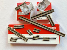 Fleischmann spur n Gleise und beleuchtete Weichensignale