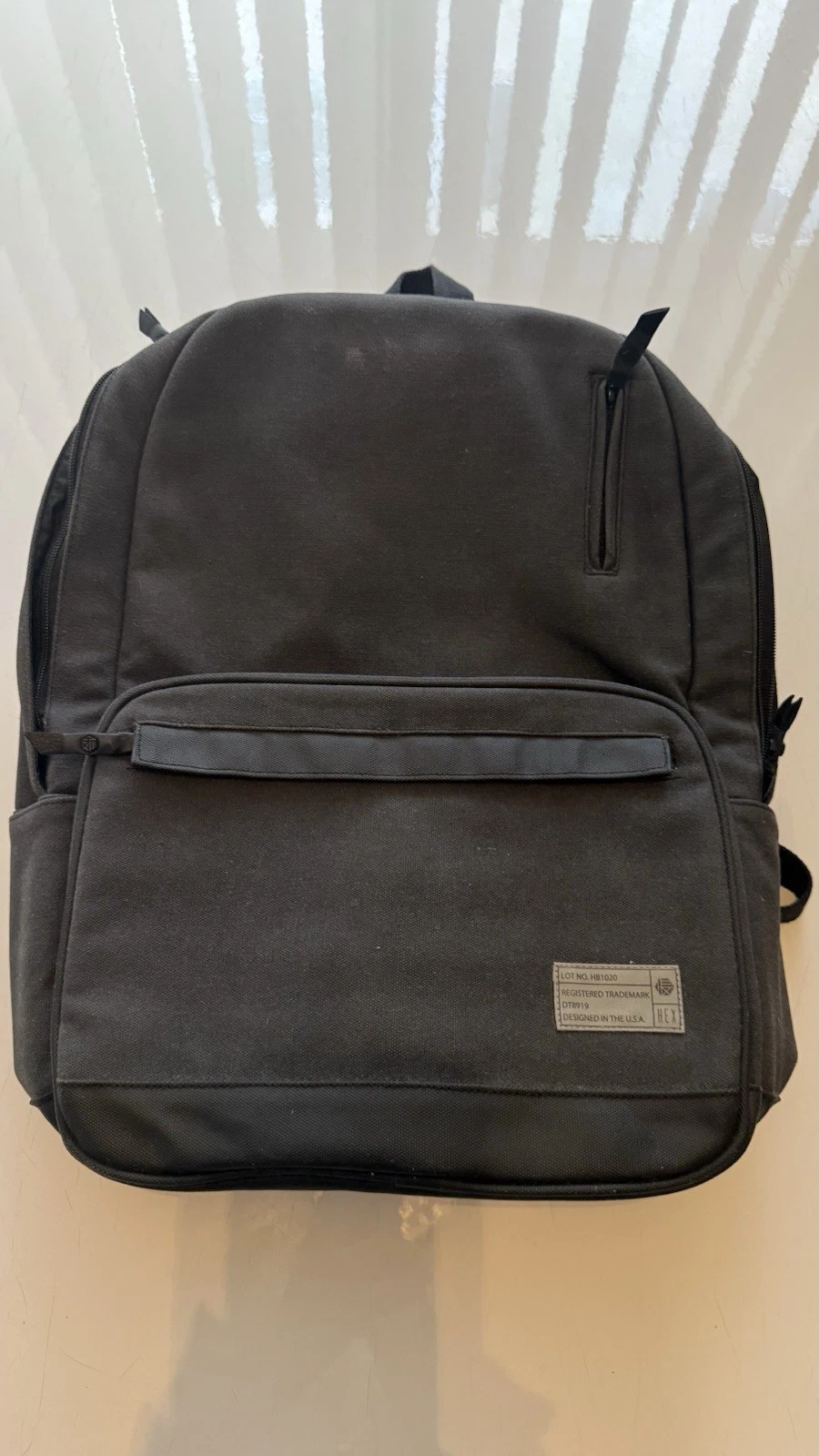 HEX Global Signal Backpack HX2435 Dark Grey Pre-own