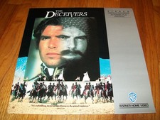 THE DECEIVERS Laserdisc LD EXCELLENT CONDITION RARE PIERCE BROSNAN GREAT FILM