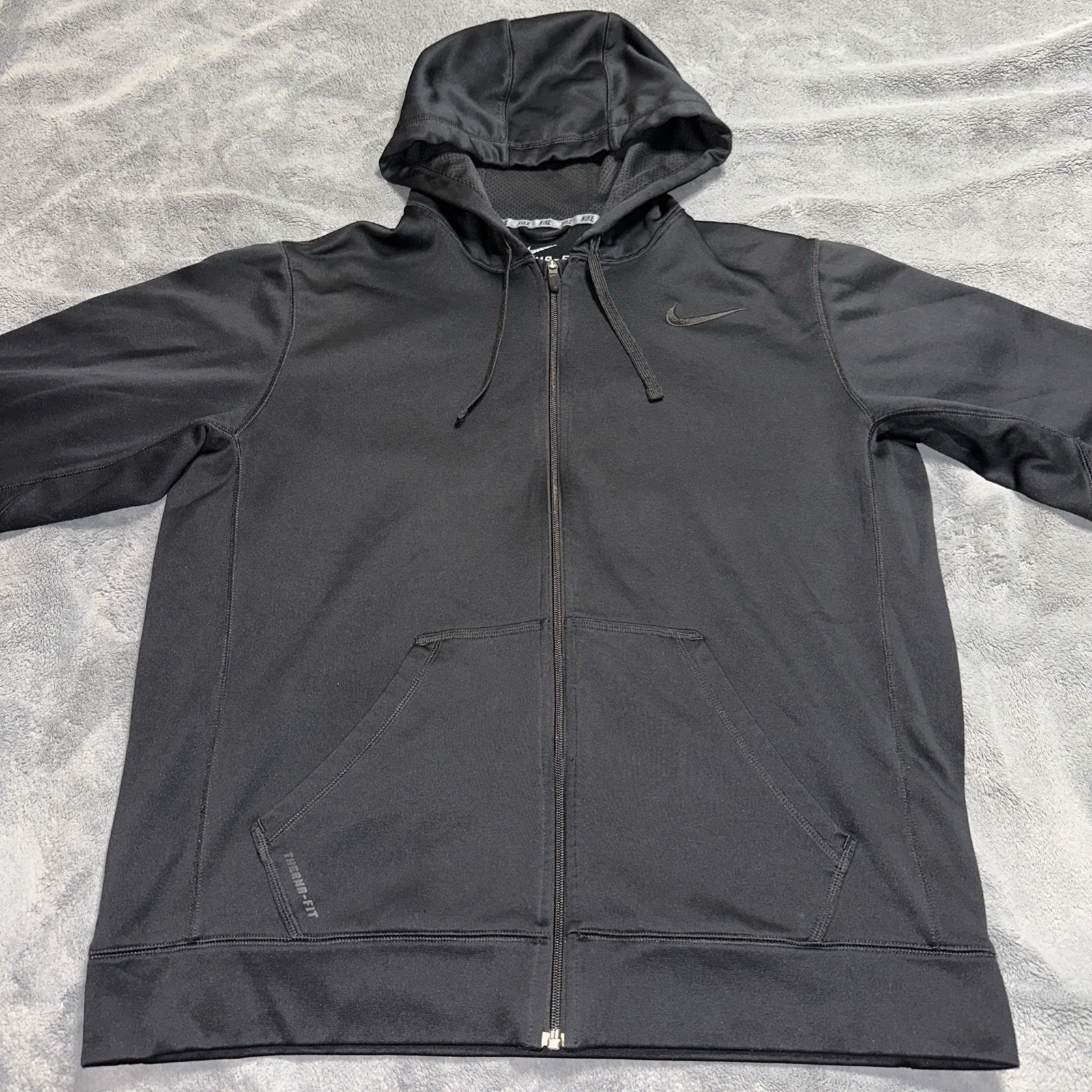 SACAI X NIKE Giacca Nike Therma Fit con zip grande foderata in pile con cappuccio