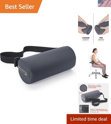 McKenzie Lumbar Roll - Adjustable Back Support Pillow for Office & Car