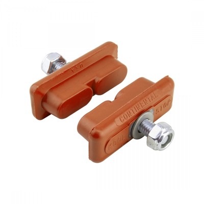 Kool-Stop Continental Pads Salmon Compound Fot Caliper Style Brakes One Piece