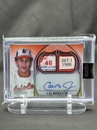 Cal Ripken Jr. 2025 Topps Dynasty Dual Relic Autograph 1/1