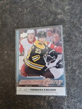 2017-18 Upper Deck Series 1 Young Guns Jakob Forsbacka Karlsson YG RC Card# 235
