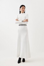Karen Millen Maxi Dress S in White RRP £119