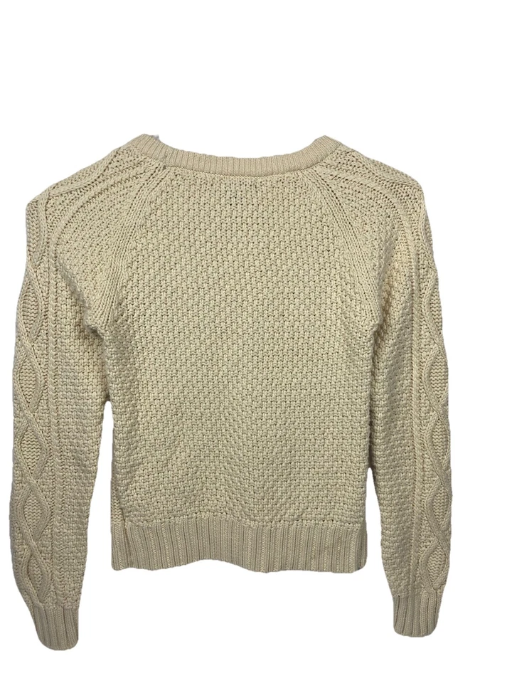 Suéter Gap Niños Niñas Talla Mediana Tostado Manga Larga Cuello Redondo Pull-Over Foto 2 de 4