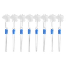 8 Pcs Elderly Dentures Toothbrush Retainer Cleaning