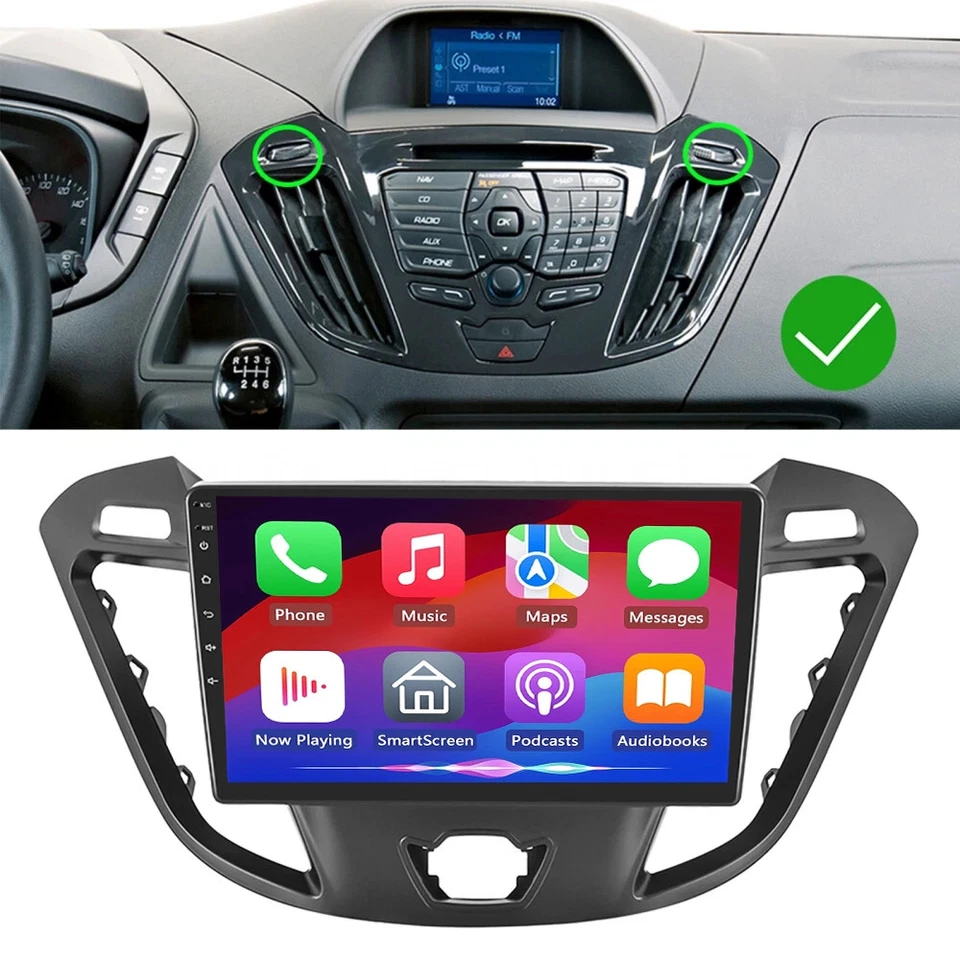 4+64GB ANDROID 15 AUTORADIO GPS Carplay DSP BT Für Ford Transit Custom 2013-2018 - Bild 2 von 4