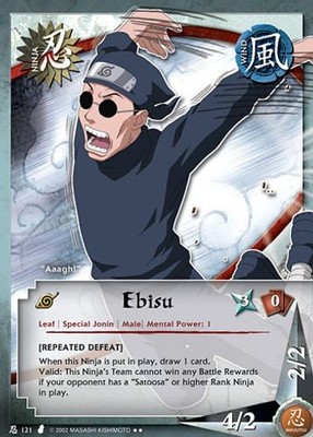 Ebisu (N-121) - Fluch des Sandes - Naruto CCG
