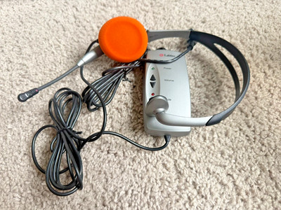 Labtec Axis 711 Digital USB Mono Headset (w/ New Earmuffs...Great Condition)
