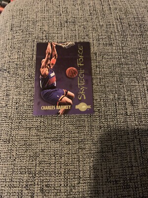 Charles Barkley 1995-96 Skybox Skytech Force #SF3 Insert Card Phoenix Suns HOF