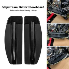 Slipstream Driver Rider Floorboards Footboard Inserts For Harley Touring 1986-24
