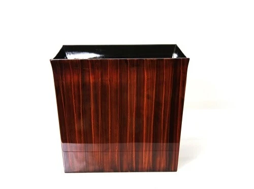 LAQ Design Pflanzgefäß Pflanzentopf Quadratisch Holz Pianolack 35 x 35 x 30 cm B - Bild 2 von 2