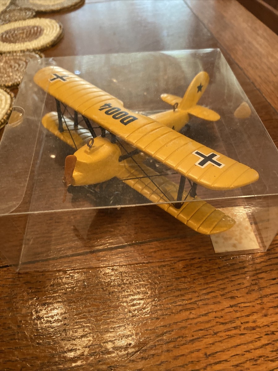 Airplane Keepsake Yellow Authentic Models NEW IN BOX | eBay