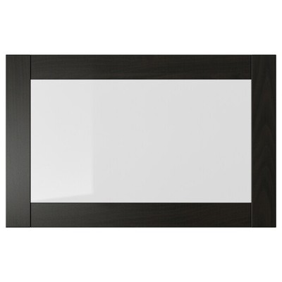 Ikea Clear Glass Door Sindvik 402 963 11 Black Brown 23 5 8x15