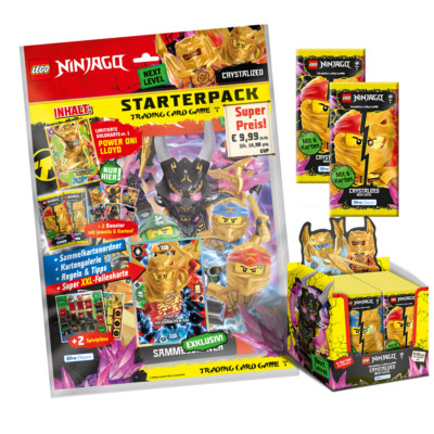 LEGO Ninjago Serie 8 NEXT LEVEL Trading Cards Display Starter Booster