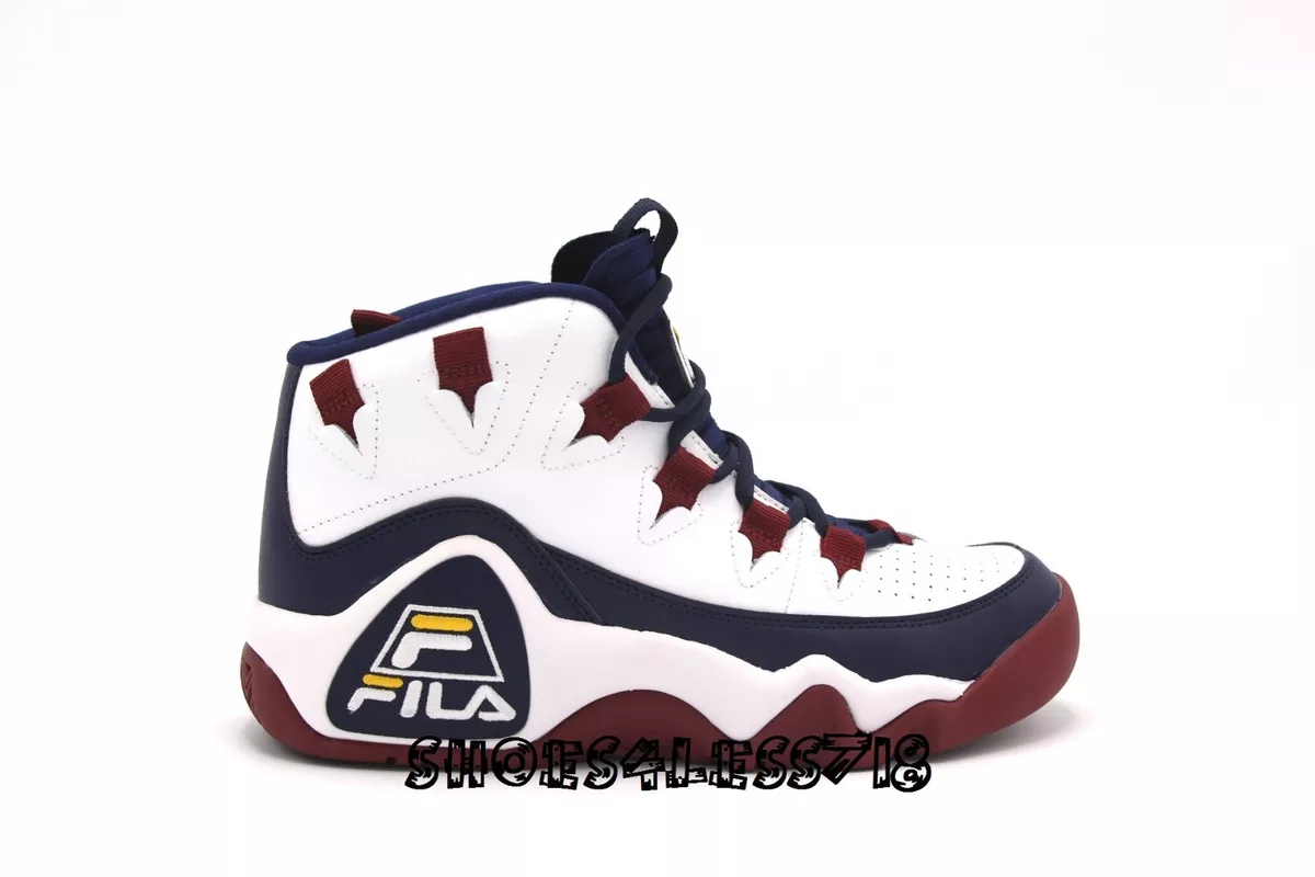 NEW MEN CLASSIC FILA GRANT HILL 95 RETRO LIMITED EDITION BURGUNDY SNEAKER | eBay