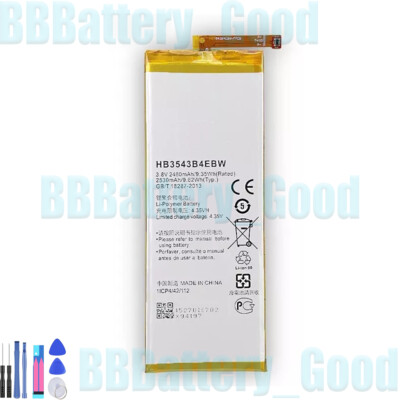 Replacement Battery for Huawei Ascend P7 L07 L09 L10 L05 L11 HB3543B4EBW 2460mAh